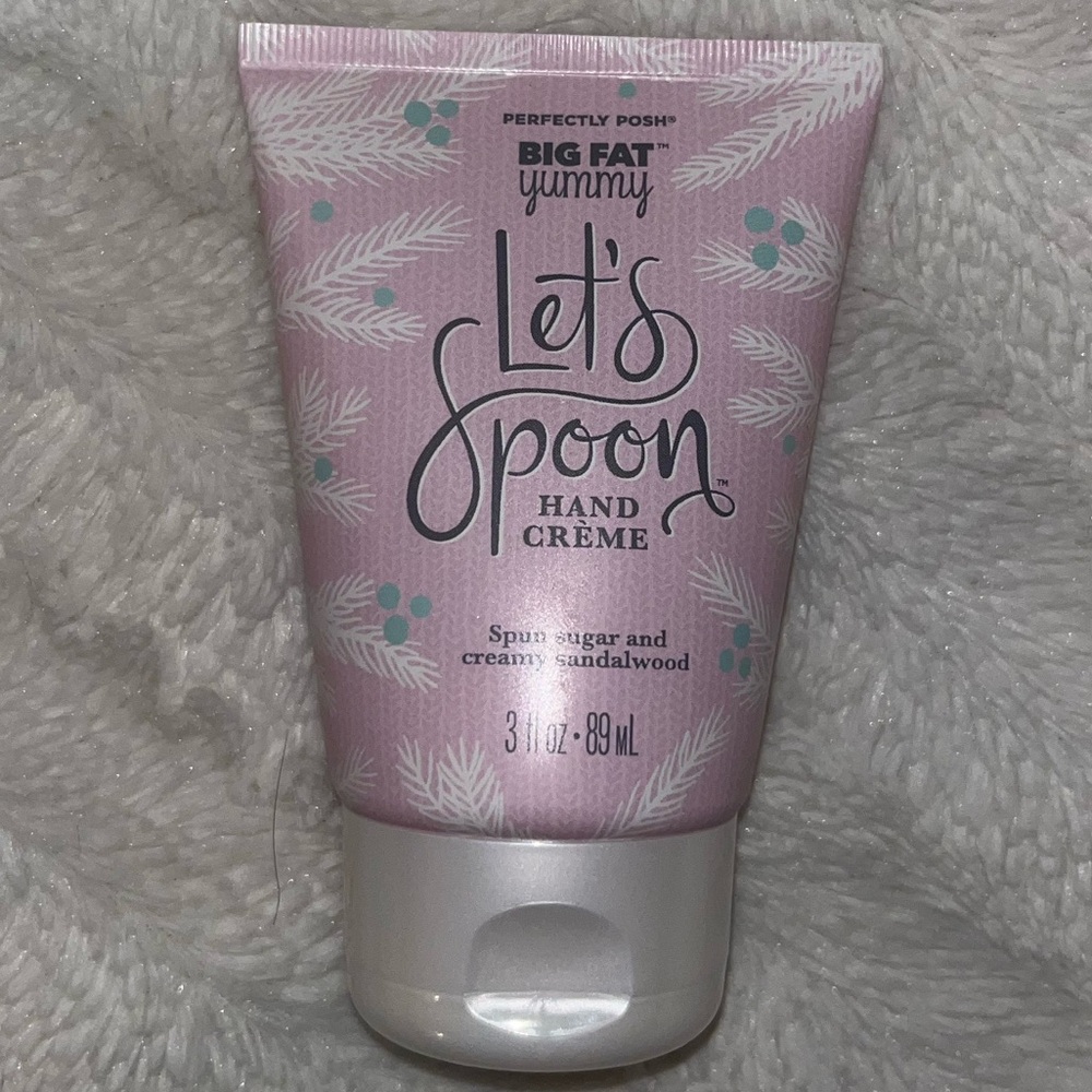 Let’s Spoon Perfectly Posh Big Fat Yummy Hand Crème. New sealed, discontinued